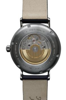 Preview: Bauhaus Herrenuhr Automatik mit Datum und Lederarmband